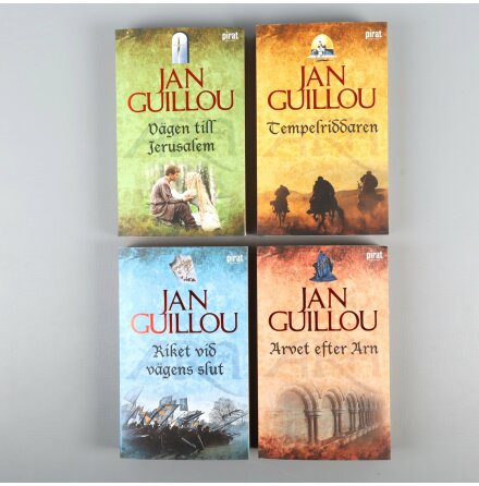 Bokpaket - Jan Guillou - Arn - 4st bcker - Sknlitteratur &amp; Deckare