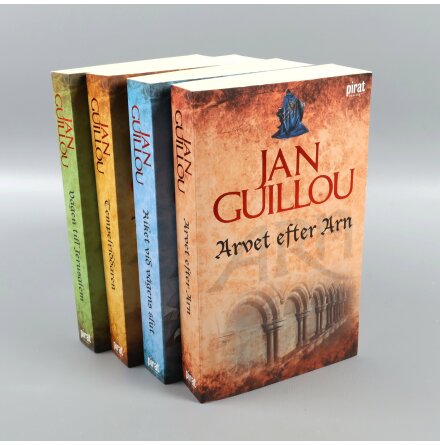 Bokpaket - Jan Guillou - Arn - 4st bcker - Sknlitteratur &amp; Deckare
