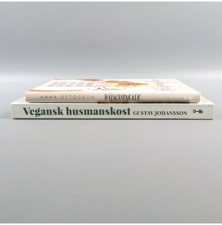 Bokpaket - Vegansk husmanskost &amp; Hlsodrycker - 2st bcker- Mat &amp; Dryck