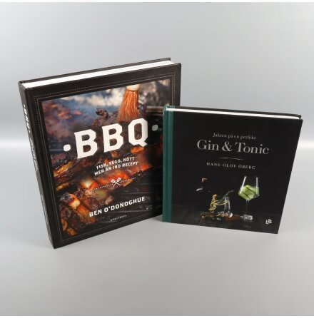 Bokpaket - BBQ och Jakten p en perfekt Gin &amp; Tonic - 2st bcker - Mat &amp; Dryck