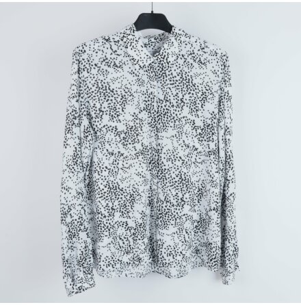 The Shirt Factory - Skjorta - Vit &amp; Svart - Stl. 40