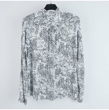 The Shirt Factory - Skjorta - Vit &amp; Svart - Stl. 40