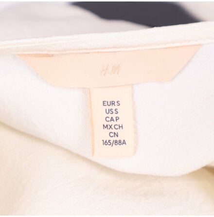 H&amp;M - Naturvit Klnning - Stl S