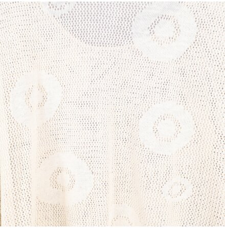 Gudrun Sjden - Grddvit Virkad Blus - Stl. M 