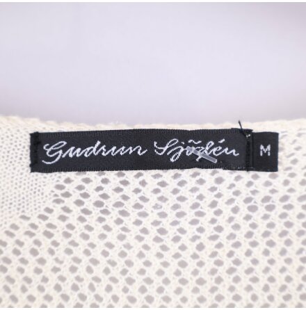 Gudrun Sjden - Grddvit Virkad Blus - Stl. M 