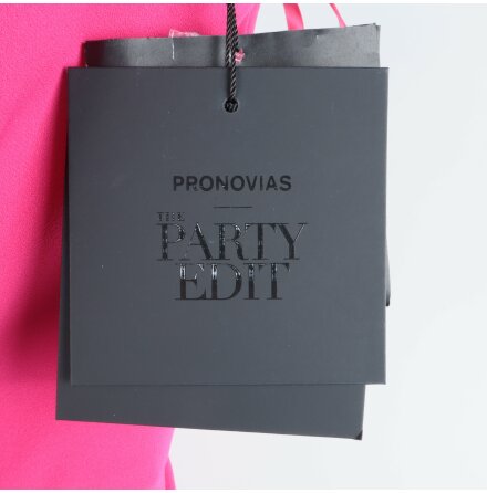 Pronovias - The Party Edit - Ceriserosa Balklnning med Sjal - Stl. 38