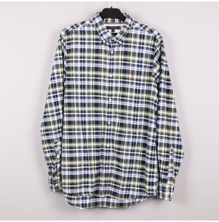 Tommy Hilfiger - Rutig Skjorta - Stl. L 