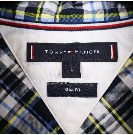 Tommy Hilfiger - Rutig Skjorta - Stl. L 