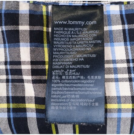 Tommy Hilfiger - Rutig Skjorta - Stl. L 