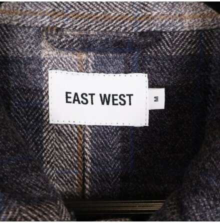 EAST WEST - Gr Rutig vergngsjacka - Stl. M 