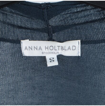 Anna Holtblad - Tunn kofta med knytband - Bl - Stl S