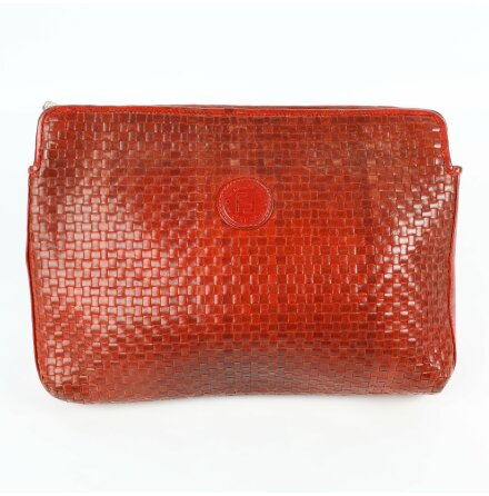 Fendi - Clutch - Handvska - Mrkrd - Fltad - Premium Vintage