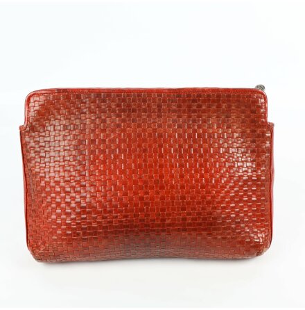 Fendi - Clutch - Handvska - Mrkrd - Fltad - Premium Vintage