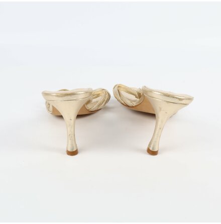 Manolo Blahnik - Pumps - Slip in - Guld - Premium Vintage