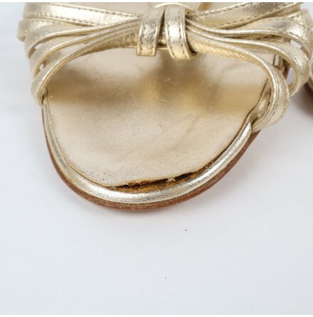 Manolo Blahnik - Pumps - Slip in - Guld - Premium Vintage