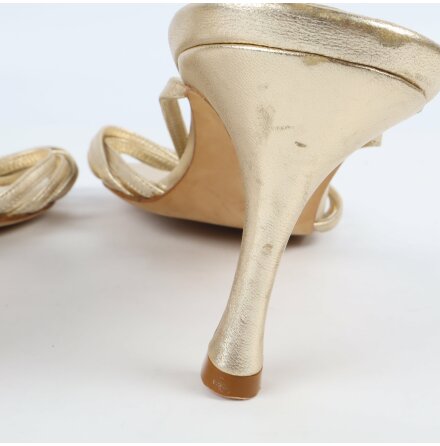 Manolo Blahnik - Pumps - Slip in - Guld - Premium Vintage