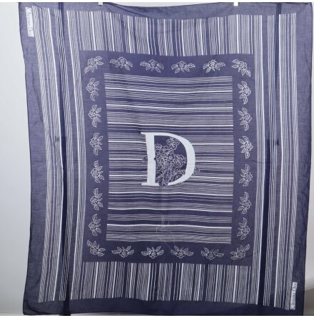 Dior - Sarong - Scarf - Sommar - Logo - Bl - Premium Vintage