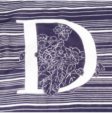 Dior - Sarong - Scarf - Sommar - Logo - Bl - Premium Vintage