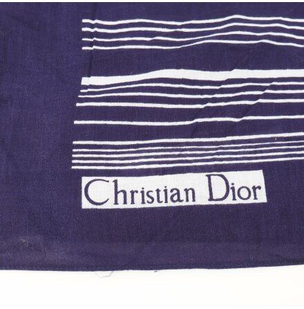 Dior - Sarong - Scarf - Sommar - Logo - Bl - Premium Vintage
