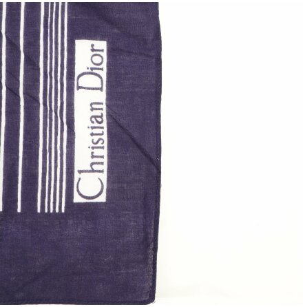 Dior - Sarong - Scarf - Sommar - Logo - Bl - Premium Vintage
