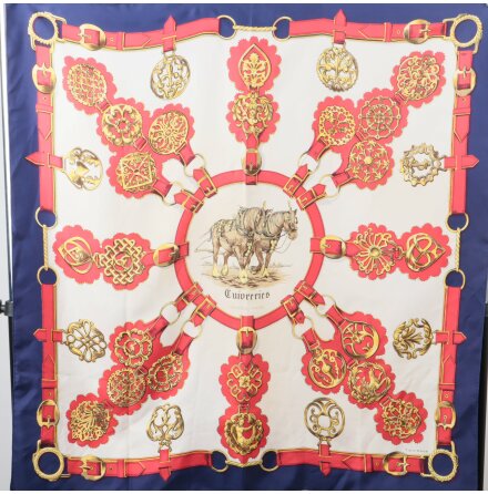 Hermes - Scarf - Cuivreries - Siden - Premium Vintage