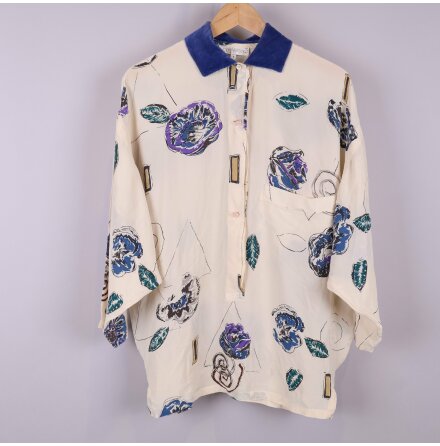 Gianni Versace - Blus - Dam - Siden - Premium Vintage