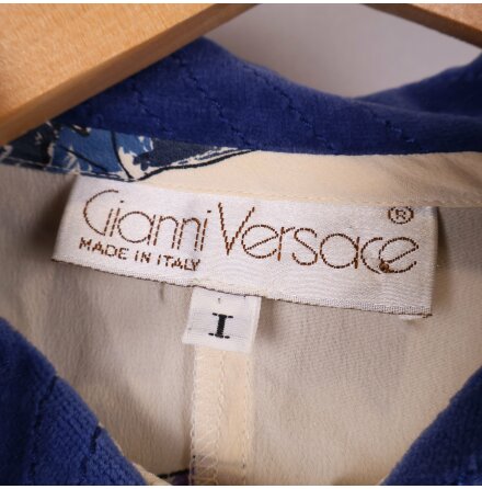 Gianni Versace - Blus - Dam - Siden - Premium Vintage