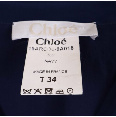 Chloe - Klnning - Siden - Bl - Premium Vintage