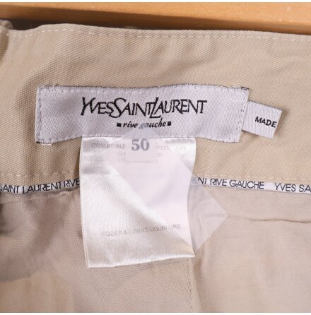 Yves Saint Laurent - Byxa - Herr - Cargo - Beige - Premium Vintage