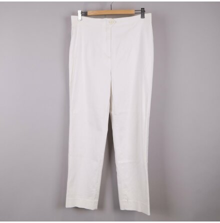 Nina Ricci - Byxa - Slacks - Vit - Premium Vintage