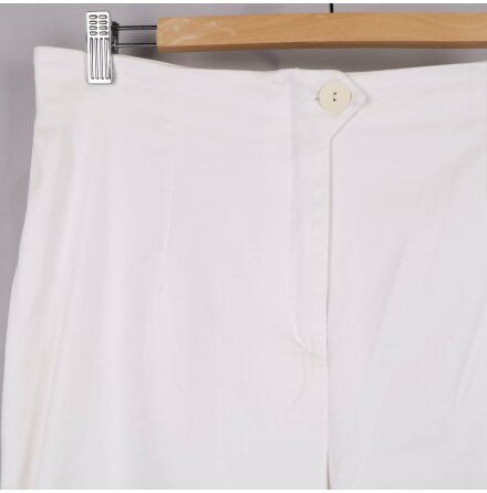 Nina Ricci - Byxa - Slacks - Vit - Premium Vintage