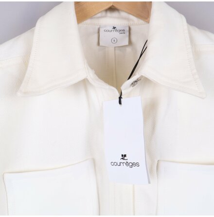 Courreges - Jacka - Oversized - Dam - Vit - Premium Vintage