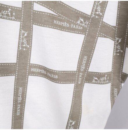 Hermes - T-Shirt - Dam - Logo - Premium Vintage