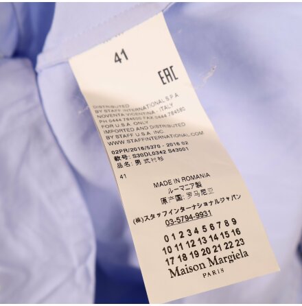 Maison Martin Margiela - Skjorta - Herr - Bl - Premium Vintage