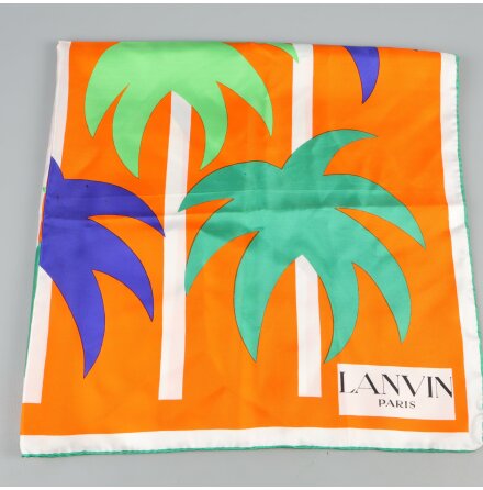 Lanvin - Scarf - Siden - Palmer - Premium Vintage