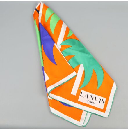 Lanvin - Scarf - Siden - Palmer - Premium Vintage