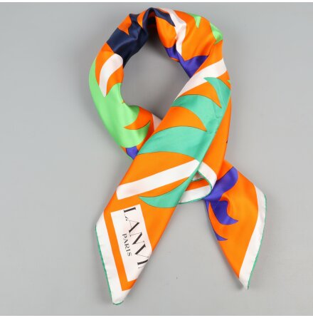Lanvin - Scarf - Siden - Palmer - Premium Vintage