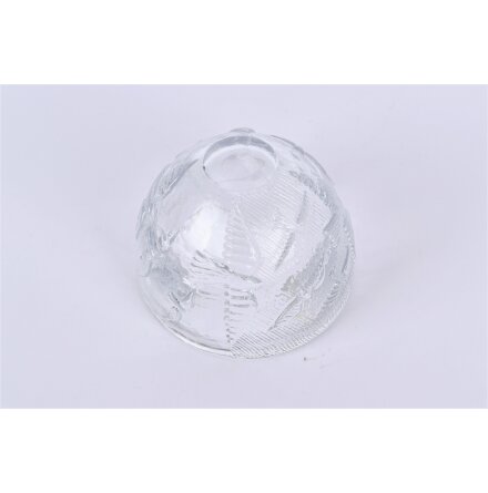 Glasskl med fgelmotiv