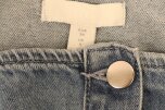 H&M - Jeans byxklänning - Stl. 34