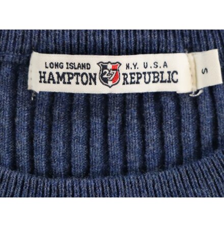 Hampton Republic  - Bl randig trja - stl. S