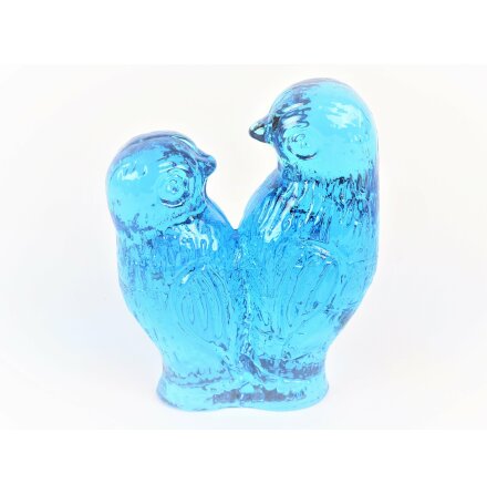 Blå glasfåglar 