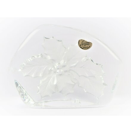 Cristal d´Arques - Glaskonst löv