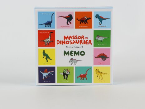 Hjelm Förlag Ab - Memo Massor av Dinosaurier - Sällskapsspel