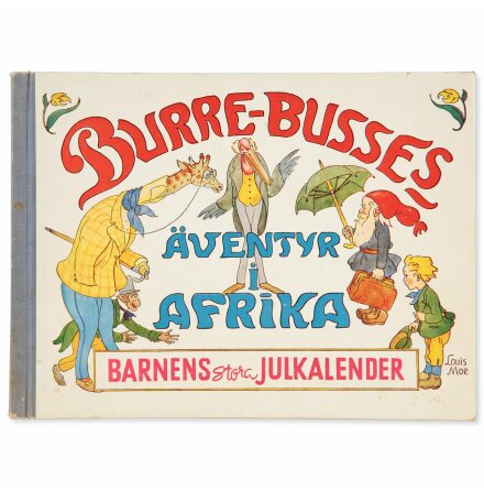 Burre-Busses Äventyr i Afrika - 1954 - Louis Moe - Barn &amp; Ungdom