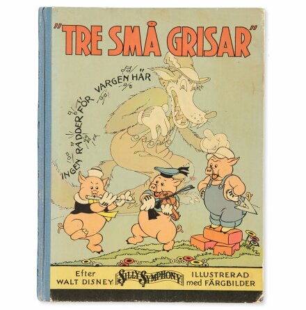 Tre små grisar - Disney - 1934 - Barn &amp; Ungdom