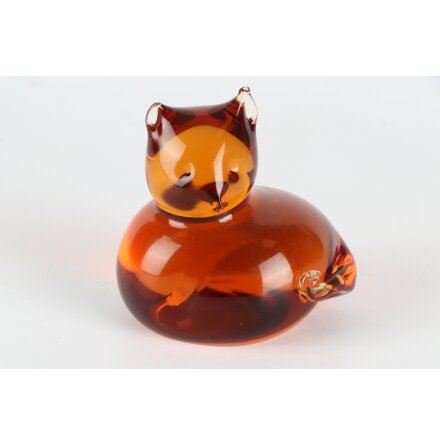 Glasskulptur - Katt