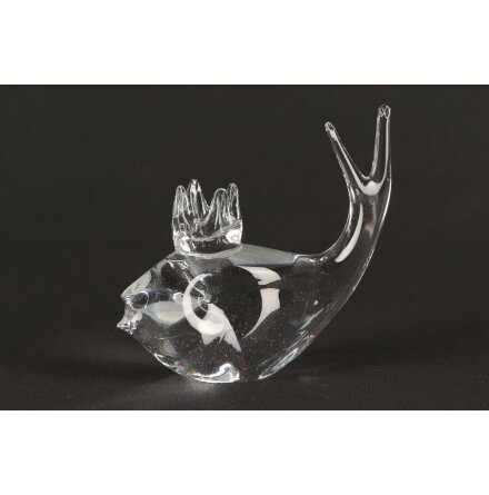 Glasskulptur - Fisk 
