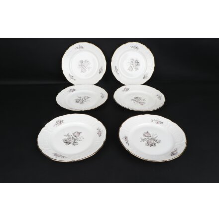 Rosenthal - Kaffeservis - 10 Koppar, 6 Sm Kaffefat, 3 Stora Kaffefat, 1 Kaffekanna, 1 Litet Serveringsfat , 1 Stort Serveringsfat , 6 Sm Assietter , 2 Stora Assietter