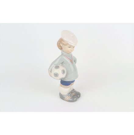 Lladro - Juan Huerta - Soccer Player Puppet - Porslinsfigur