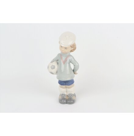 Lladro - Juan Huerta - Soccer Player Puppet - Porslinsfigur